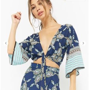 Forever 21 Blouse with tie